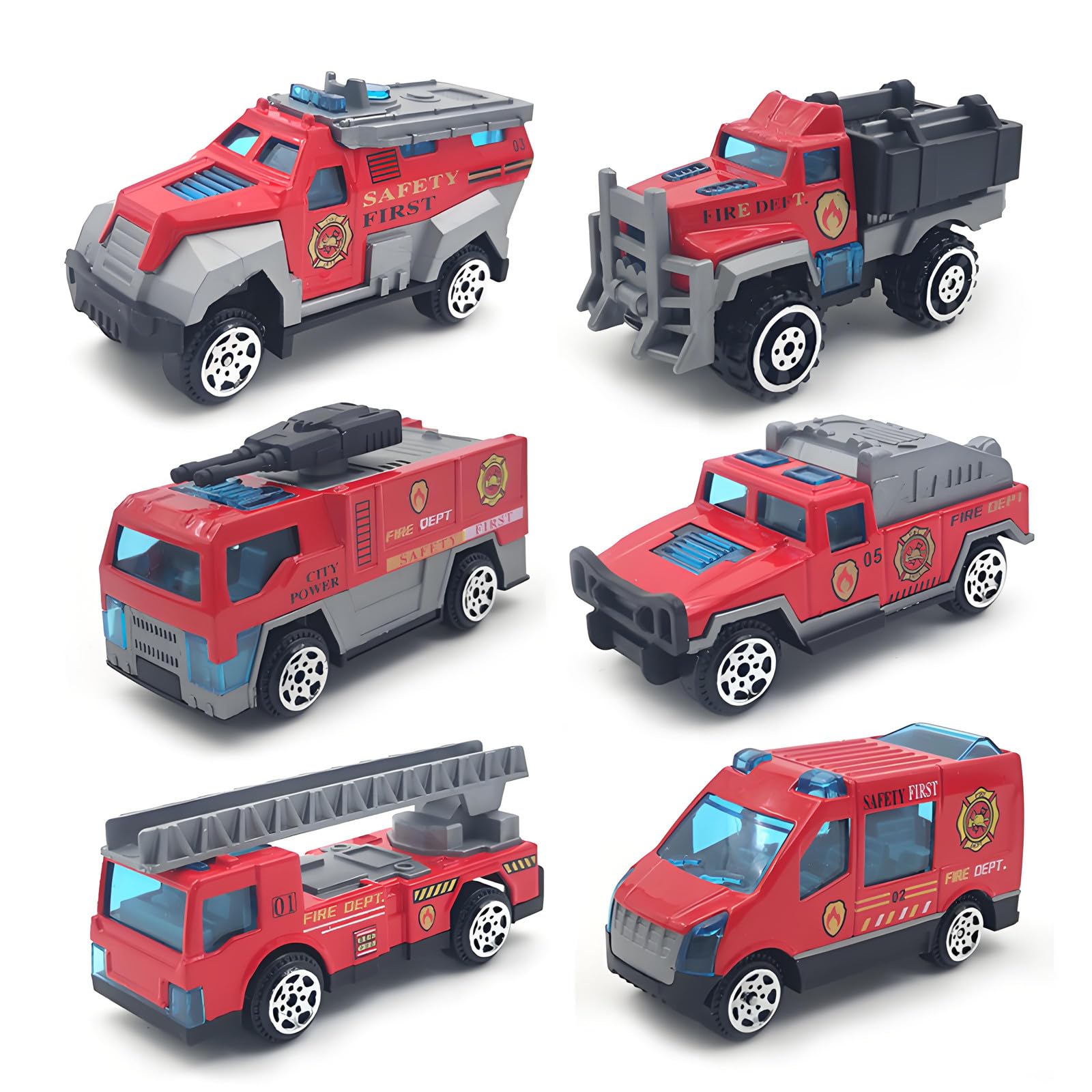 Huang Yem Fire Truck Toy Car, Kids Mini Pullback Emergency Rescue Vehicle Set, Great Gift for Boys and Girls, Birthday or Christmas
Huang Yem Fire Truck Toy Car, Kids Mini Pullback Emergency Rescue Vehicle Set, Great Gift for Boys and Girls, Birthday or Christmas