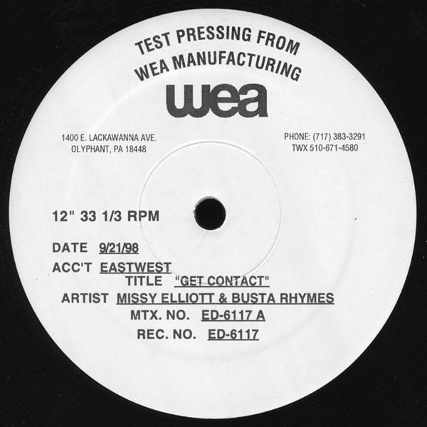 12-дюймовая пластинка MISSY ELLIOTT & BUSTA RHYMES / GINA - Get Contact / Why Do Fools Fall In ED6117 EastWest 1998 US Рэп и хип-хоп/R&B Б/У
12-дюймовая пластинка MISSY ELLIOTT & BUSTA RHYMES / GINA - Get Contact / Why Do Fools Fall In ED6117 EastWest 1998 US Рэп и хип-хоп/R&B Б/У