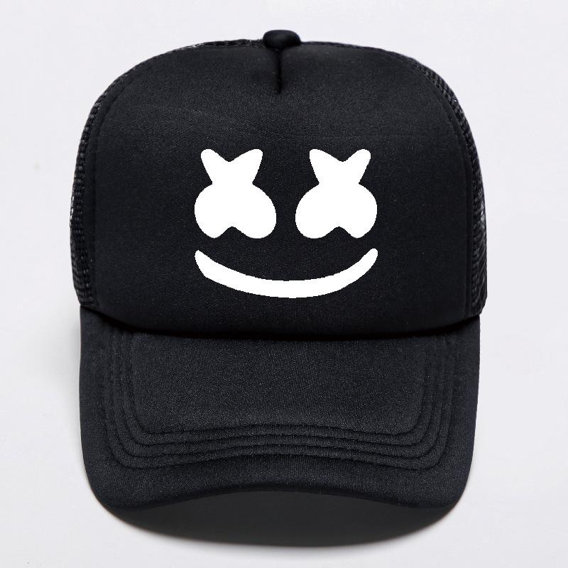 Fashion Cartoon Mesh Baseball Caps Men Women Hip Hop Snapback Hat DJ Marshmallow Cap Summer Breathable Mesh Outdoor Sun Hat 55-60cm чорний
Fashion Cartoon Mesh Baseball Caps Men Women Hip Hop Snapback Hat DJ Marshmallow Cap Summer Breathable Mesh Outdoor Sun Hat 55-60cm чорний