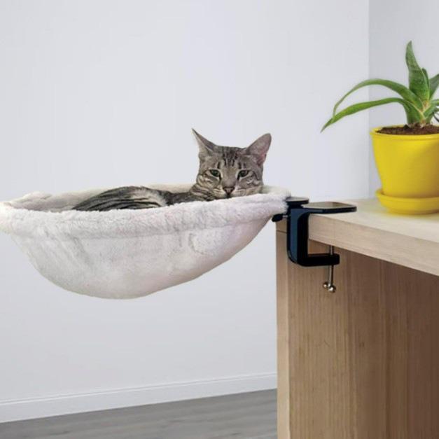Cat Desk Bed Steel Frame Adjustable Cat Shelf Bed for Indoor Cats Perfect Cat Hammock Plush Warm Cozy Kitten Bed Pet Supply 40cm білий
Cat Desk Bed Steel Frame Adjustable Cat Shelf Bed for Indoor Cats Perfect Cat Hammock Plush Warm Cozy Kitten Bed Pet Supply 40cm білий
