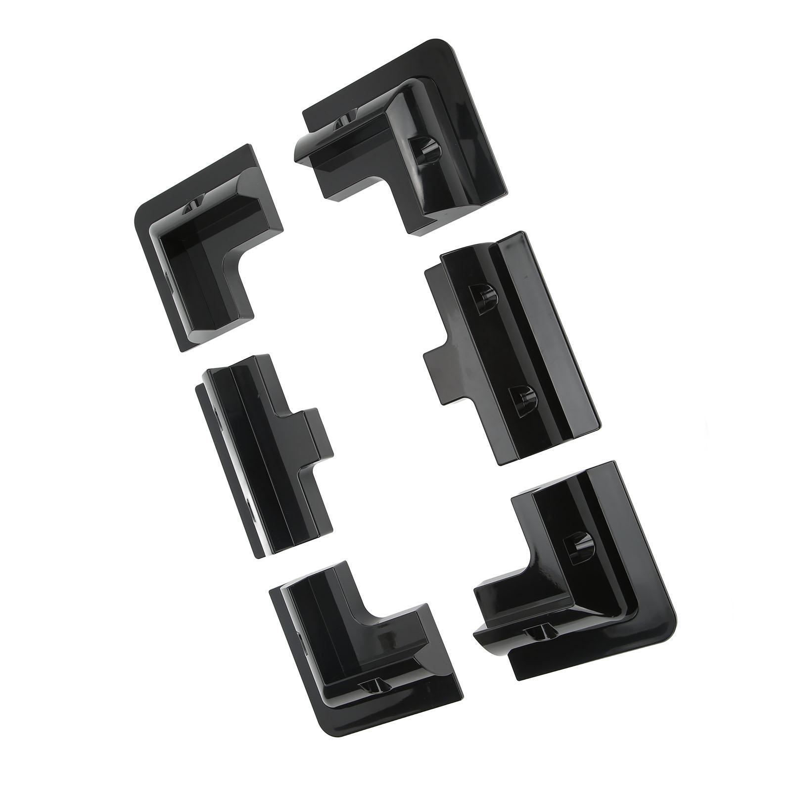 6 Pcs ABS Plastic Corner Bracket Solar Panel Roof Drill Free Mount for RV Boats Motorhomes Buses Black
6 Pcs ABS Plastic Corner Bracket Solar Panel Roof Drill Free Mount for RV Boats Motorhomes Buses Black