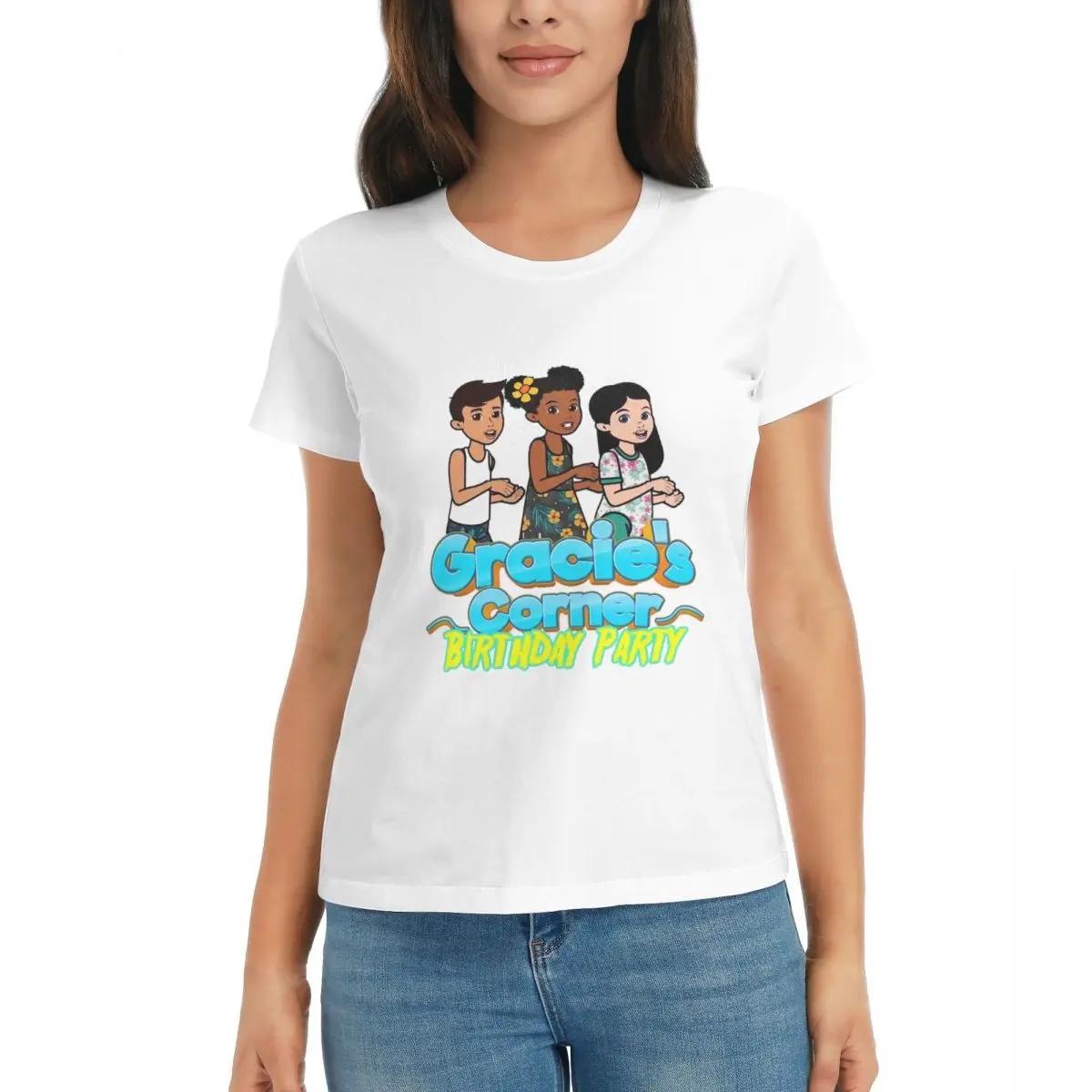Women TShirt Gracies Family Corner Cute Phonics Song Summer Short Sleeve Tees ONeck Cotton T Shirts Clothes Tops Streetwear S
Women TShirt Gracies Family Corner Cute Phonics Song Summer Short Sleeve Tees ONeck Cotton T Shirts Clothes Tops Streetwear S