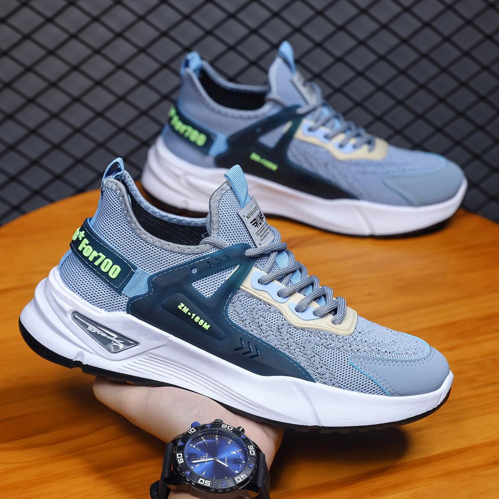 Осенняя новая спортивная и досуговая обувь корейской версии, модные летающие тканые дышащие кроссовки для бега, мужские сетчатые кроссовки на толстой подошве 100 44
Осенняя новая спортивная и досуговая обувь корейской версии, модные летающие тканые дышащие кроссовки для бега, мужские сетчатые кроссовки на толстой подошве 100 44