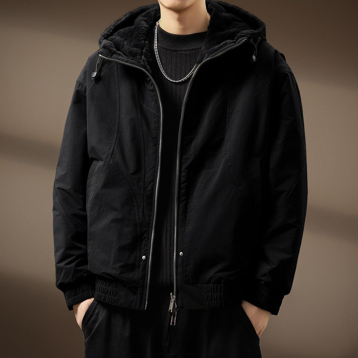 Men’s Reversible Snow Leopard Faux Mink Velvet Hooded Jacket - Warm Autumn/Winter Outerwear L (130-150 jin)
Men’s Reversible Snow Leopard Faux Mink Velvet Hooded Jacket - Warm Autumn/Winter Outerwear L (130-150 jin)