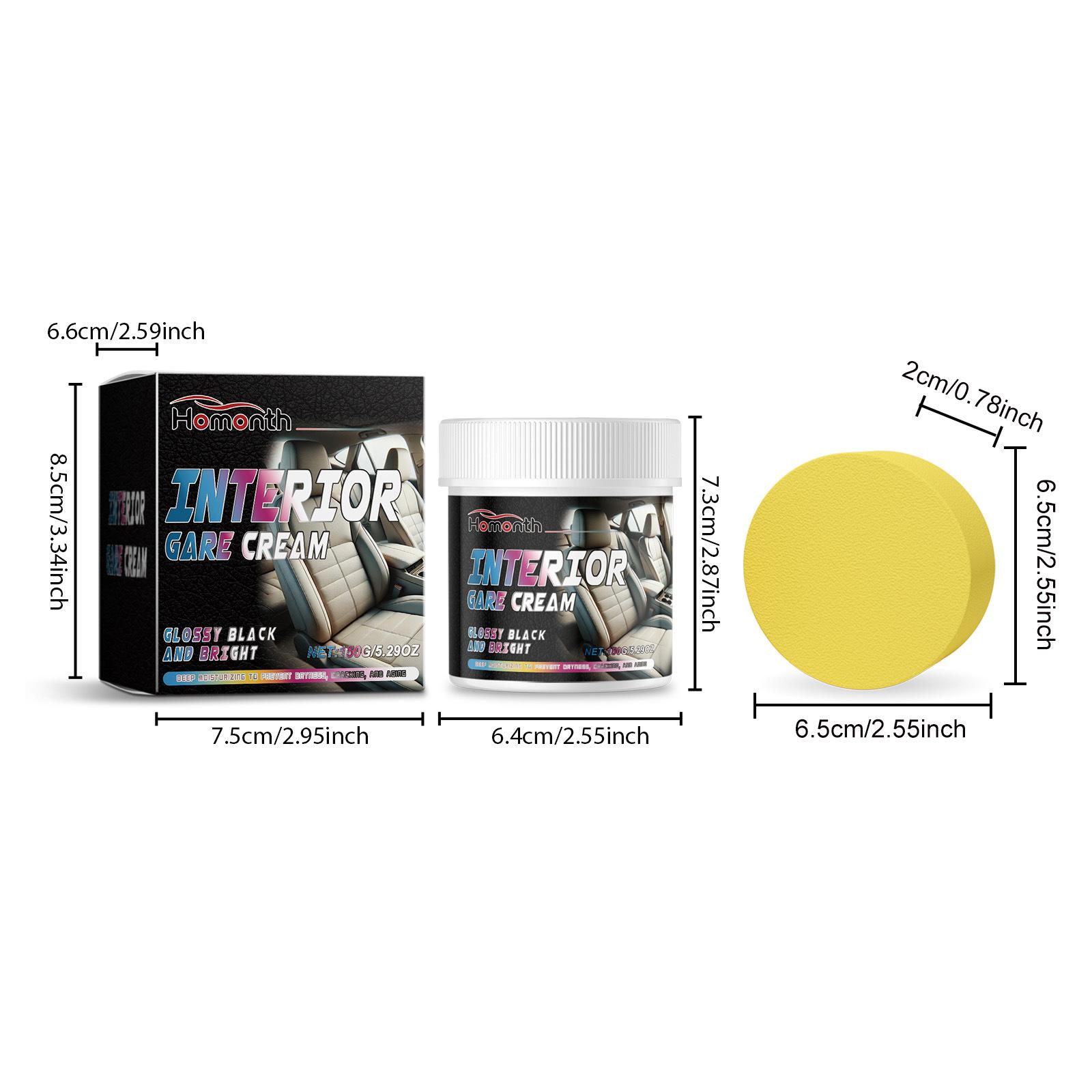Leather Interior Care Cream Beeswax Caring Car Leather Restorer Interior Stain Removal Gloss Renew Protective Car Nourish Cream
Leather Interior Care Cream Beeswax Caring Car Leather Restorer Interior Stain Removal Gloss Renew Protective Car Nourish Cream