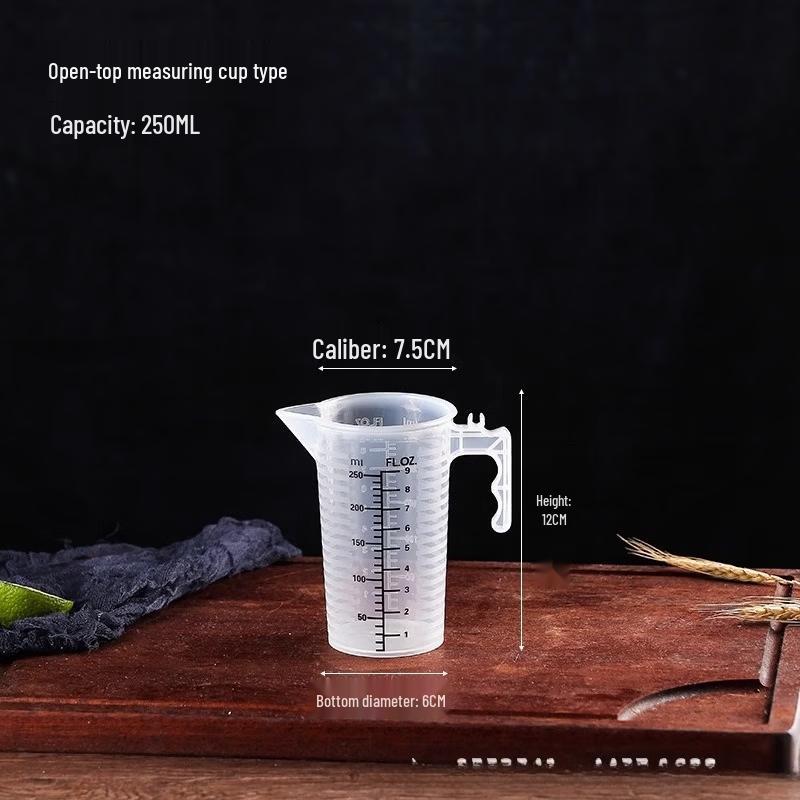 250ml Large Capacity Measuring Cup with Black Scale (10-Pack)
250ml Large Capacity Measuring Cup with Black Scale (10-Pack)