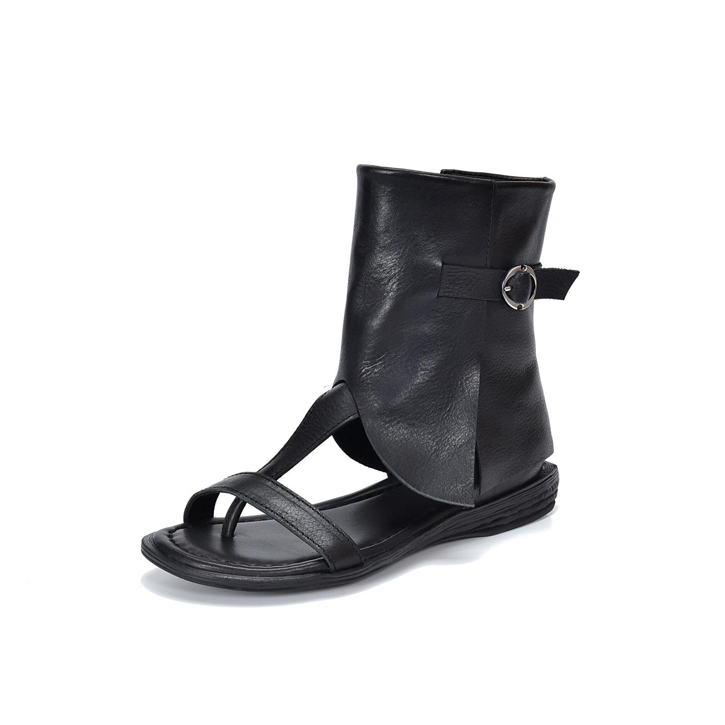 Johnature Genuine Leather Flat Summer Boots Side Zipper Short Boots Fashionable Peep Toe Women s Sandals 35 чёрный
Johnature Genuine Leather Flat Summer Boots Side Zipper Short Boots Fashionable Peep Toe Women s Sandals 35 чёрный