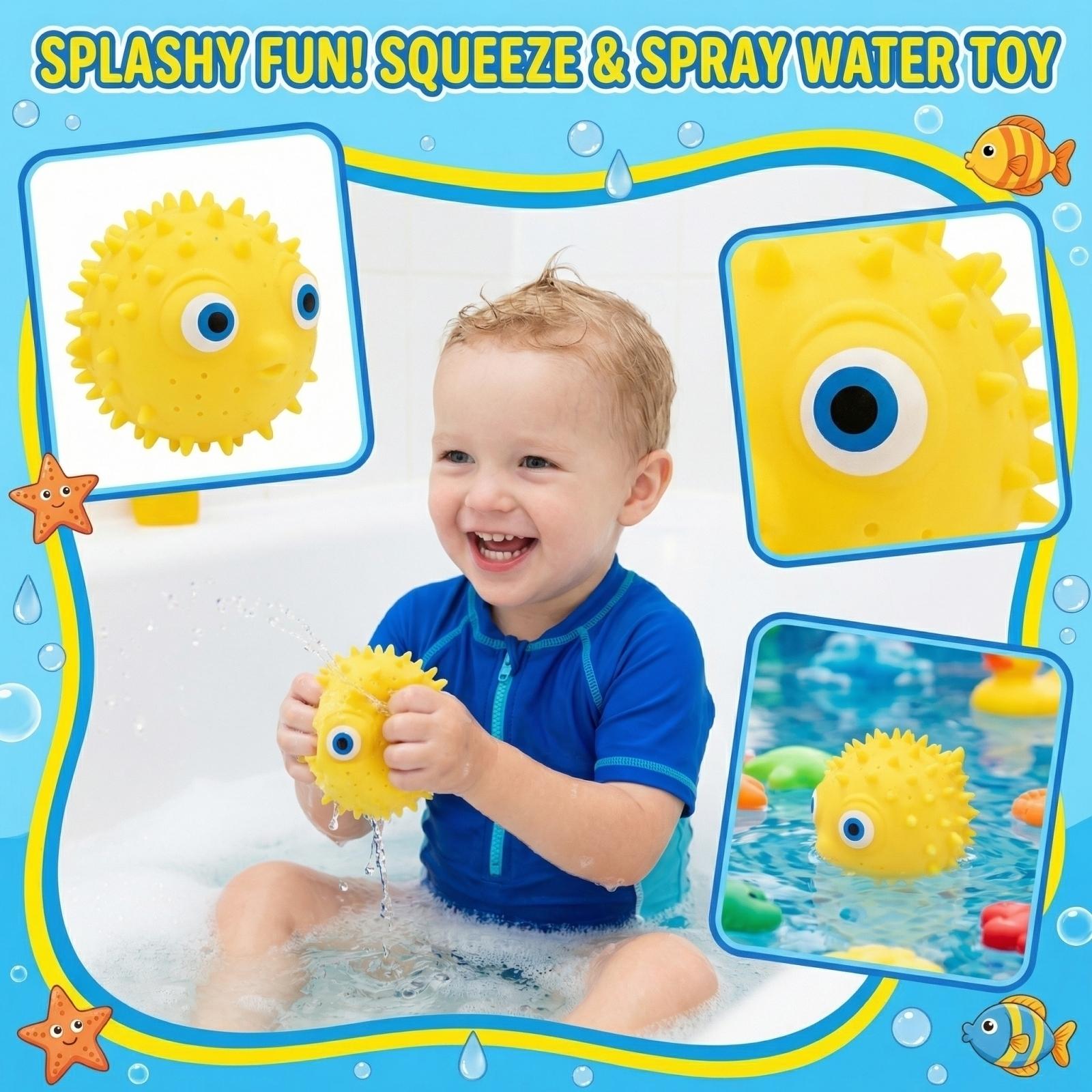 10cm Water Toy For Kids, Cute & Spray Bath Toy, Anxiety Relief Sensory Toy For Babies Toddlers, Pool & Bathtub Play One Size жовтий
10cm Water Toy For Kids, Cute & Spray Bath Toy, Anxiety Relief Sensory Toy For Babies Toddlers, Pool & Bathtub Play One Size жовтий
