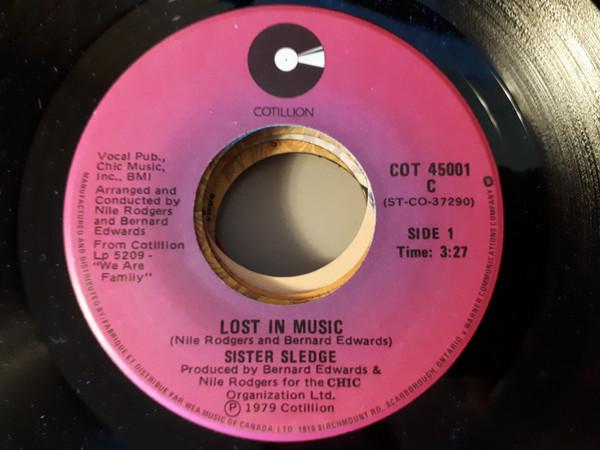 7inch Record SISTER SLEDGE - Lost In Music COT45001 Cotillion 1979 Canada Soul/Funk Used
7inch Record SISTER SLEDGE - Lost In Music COT45001 Cotillion 1979 Canada Soul/Funk Used