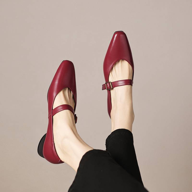 Krazing Pot Cow Skin Square Toe Med Heels Summer Shoes Big Size 42 Metal Buckle Beauty Lady Women Shallow Pumps 42 червоний
Krazing Pot Cow Skin Square Toe Med Heels Summer Shoes Big Size 42 Metal Buckle Beauty Lady Women Shallow Pumps 42 червоний