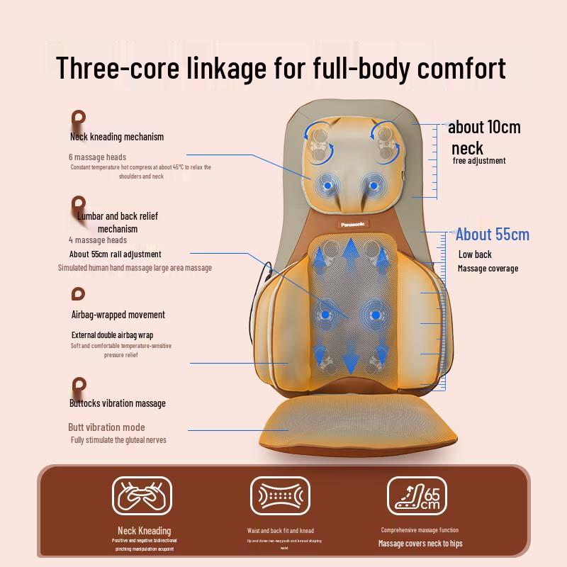 Panasonic Full Body Kneading Massage Pad CN plug (adapter included)
Panasonic Full Body Kneading Massage Pad CN plug (adapter included)
