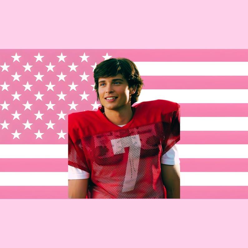 Pink American flag tapestry 75x100 чорний
Pink American flag tapestry 75x100 чорний