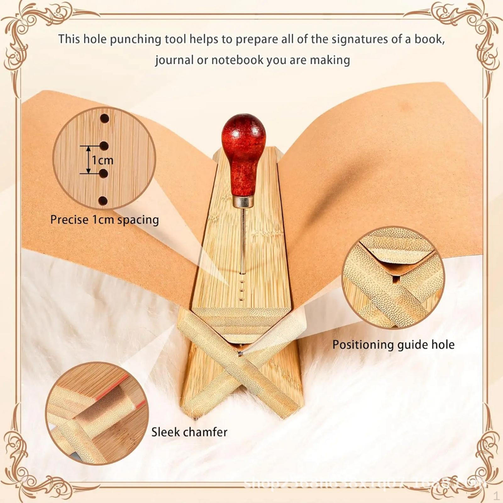 Бамбуковая колыбель для переплета книг, Инструмент для пробивки тетрадей Прочный Портативный с Шилом
Бамбуковая колыбель для переплета книг, Инструмент для пробивки тетрадей Прочный Портативный с Шилом