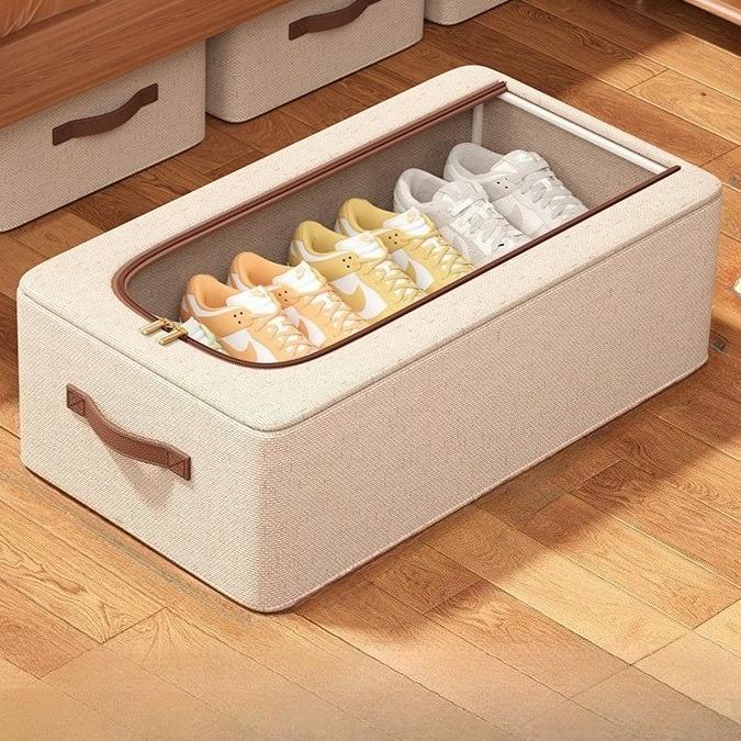 Бежевый складной обувной шкаф на 4 сезона, пыленепроницаемый, для хранения под кроватью, в винтажном дизайне, для кроссовок, туфель на каблуке, ботинок, коробка для хранения 40*30*15cm
Бежевый складной обувной шкаф на 4 сезона, пыленепроницаемый, для хранения под кроватью, в винтажном дизайне, для кроссовок, туфель на каблуке, ботинок, коробка для хранения 40*30*15cm