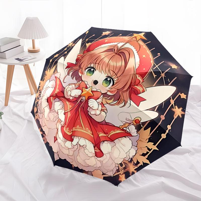 1pc Cardcaptor Sakura Pattern Automatic 3-Fold Umbrella, 8 Iron Frames, High-Value Folding Umbrella, Suitable for Office, Travel and Outdoor
1pc Cardcaptor Sakura Pattern Automatic 3-Fold Umbrella, 8 Iron Frames, High-Value Folding Umbrella, Suitable for Office, Travel and Outdoor