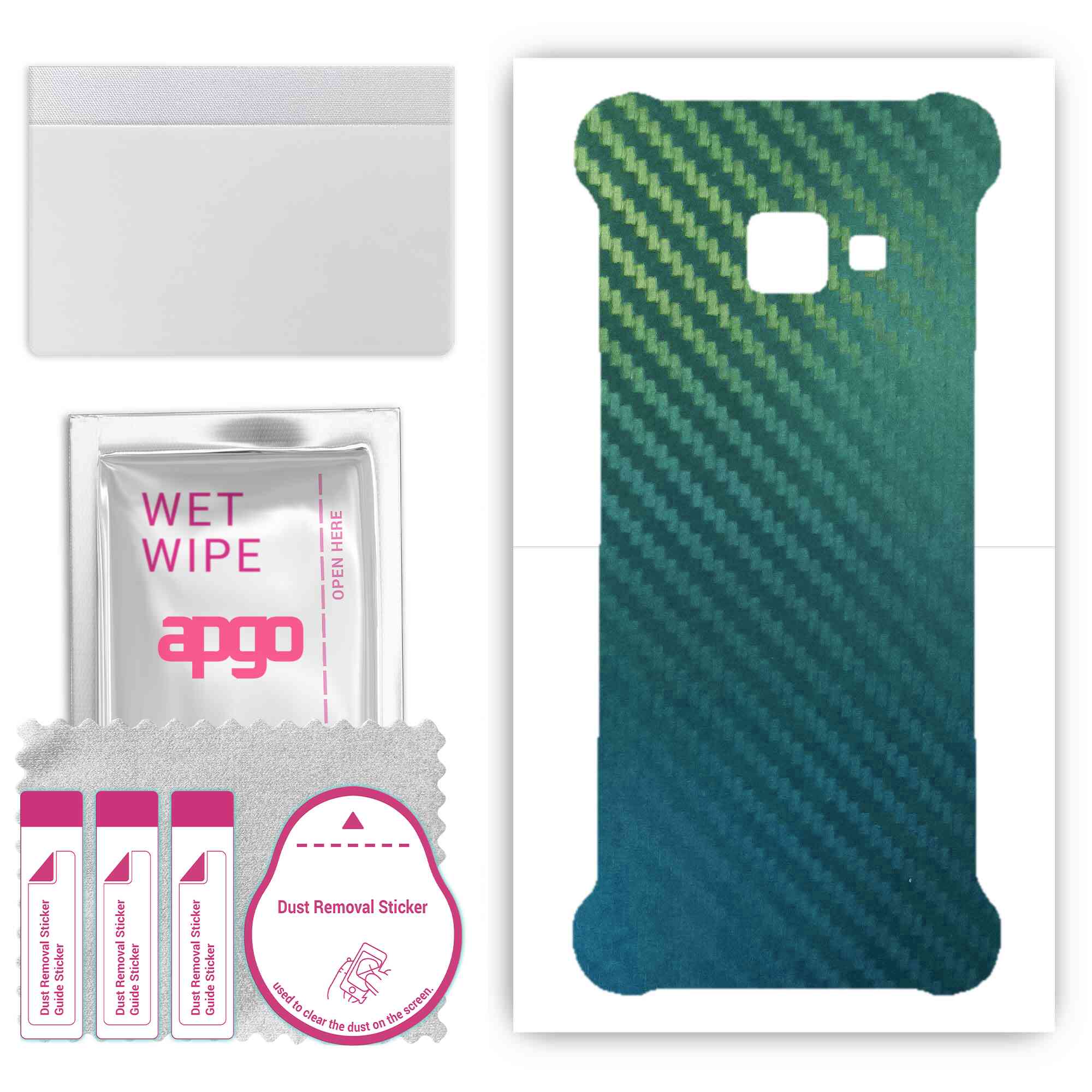 Apgo Protective Skin Sticker for the back compatible with Samsung Galaxy Xcover 4, Wrap Film, Foil, Vinyl - Pattern Carbon Chameleon CAKA1
Apgo Protective Skin Sticker for the back compatible with Samsung Galaxy Xcover 4, Wrap Film, Foil, Vinyl - Pattern Carbon Chameleon CAKA1