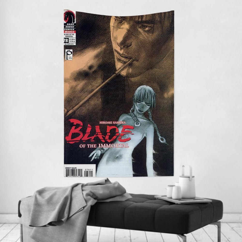Popular Japanese Comics Blade Of The Immortal Tapestry Room Decor Wall Cloth Party Hanging Background Room Decor Baby Room 74x94cm(29x37in)
Popular Japanese Comics Blade Of The Immortal Tapestry Room Decor Wall Cloth Party Hanging Background Room Decor Baby Room 74x94cm(29x37in)