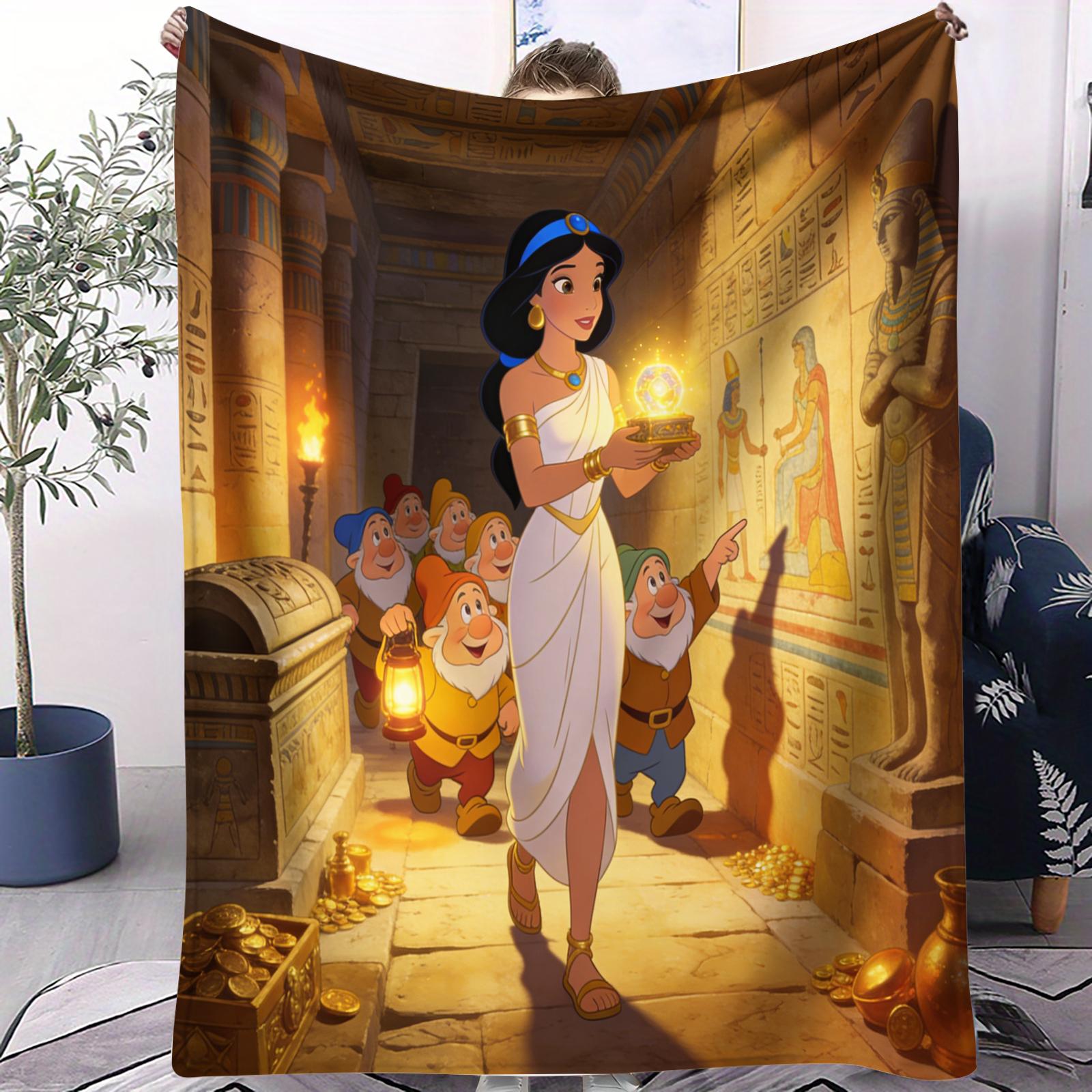 1PC Princess Jasmine Treasure Hunt Print Fleece Blanket for Adult Quality Soft Warm Universal Blanket for Travel Office Home 75x100cm (30x40inch)
1PC Princess Jasmine Treasure Hunt Print Fleece Blanket for Adult Quality Soft Warm Universal Blanket for Travel Office Home 75x100cm (30x40inch)