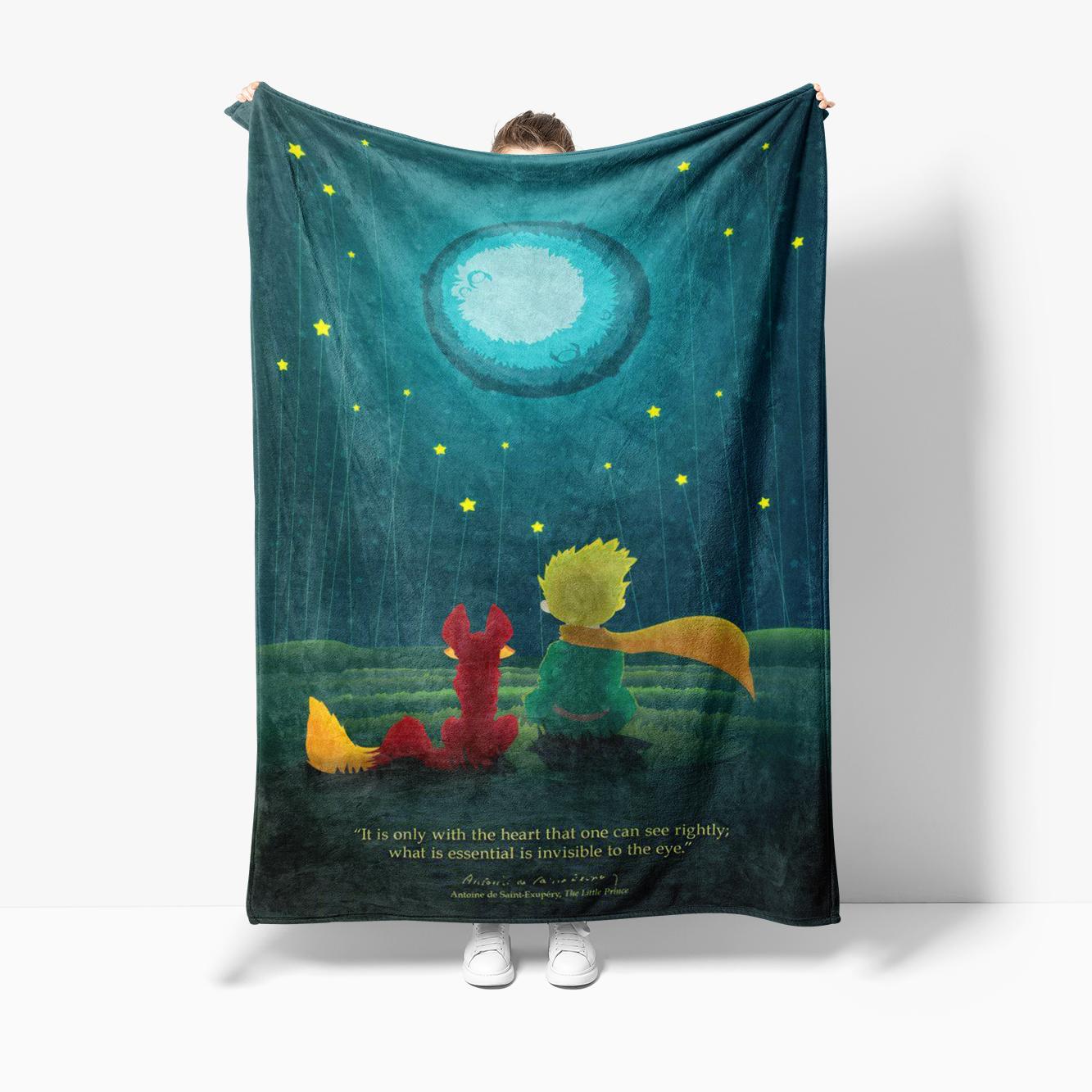The Little Prince Decorative Sofa Blankets Throw Blanket Comfortable Blanket for Beds Sofa Home Bedroom Car Plush Blanket 75x90cm
The Little Prince Decorative Sofa Blankets Throw Blanket Comfortable Blanket for Beds Sofa Home Bedroom Car Plush Blanket 75x90cm