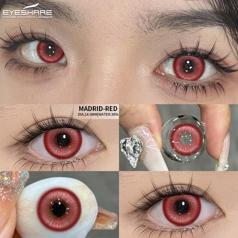EYESSHARE 2 шт. Кольорові контактні лінзи для очей Фіолетові контактні лінзи Рожеві лінзи Косплейні контактні лінзи для очей щорічні
EYESSHARE 2 шт. Кольорові контактні лінзи для очей Фіолетові контактні лінзи Рожеві лінзи Косплейні контактні лінзи для очей щорічні