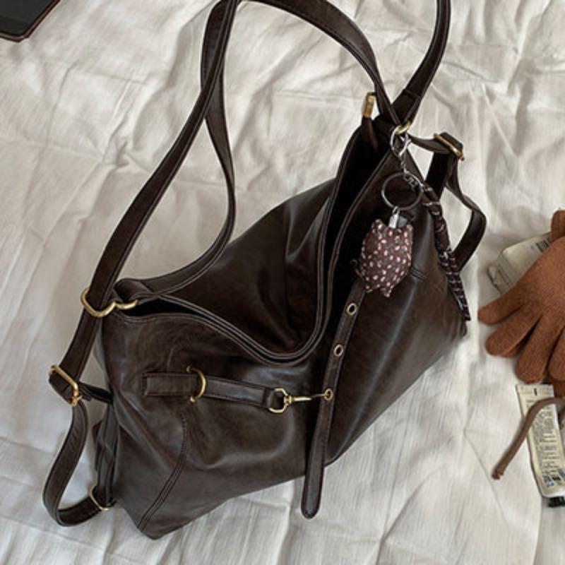 Autumn and winter new Maillard retro commuter backpack women s tide shoulder tote bag casual large capacity backpack коричневий
Autumn and winter new Maillard retro commuter backpack women s tide shoulder tote bag casual large capacity backpack коричневий