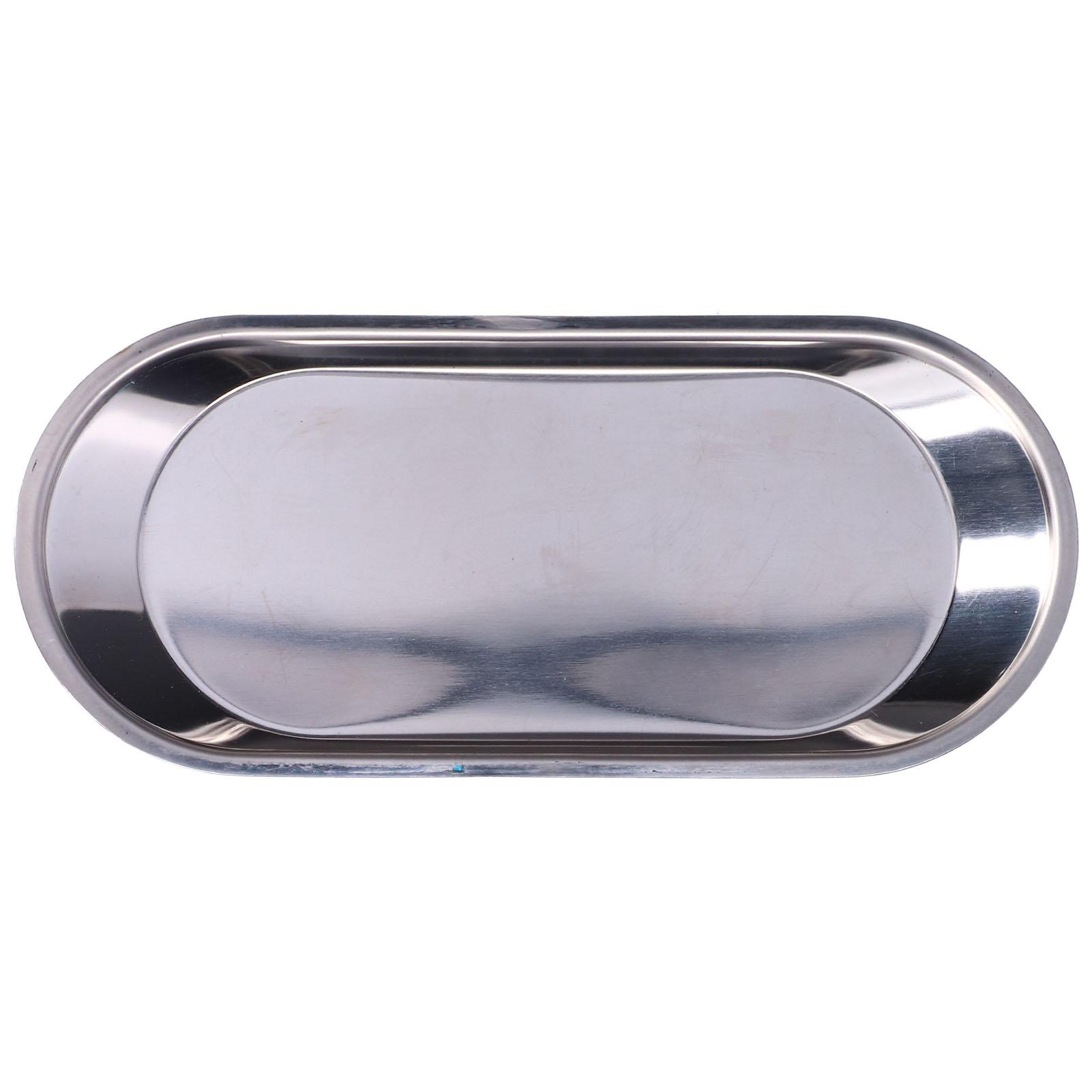 Small Plate Oval Thickened Stainless Steel MultiPurpose Storage Tray for Home Bathroom(S )
Small Plate Oval Thickened Stainless Steel MultiPurpose Storage Tray for Home Bathroom(S )