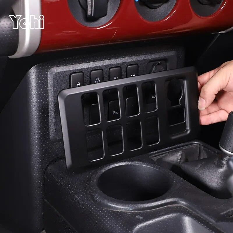 Для Toyota FJ Cruiser 07-21 панель режима кондиционирования воздуха аксессуары для салона автомобиля центральная панель режима управления декоративные наклейки матовый черный
Для Toyota FJ Cruiser 07-21 панель режима кондиционирования воздуха аксессуары для салона автомобиля центральная панель режима управления декоративные наклейки матовый черный