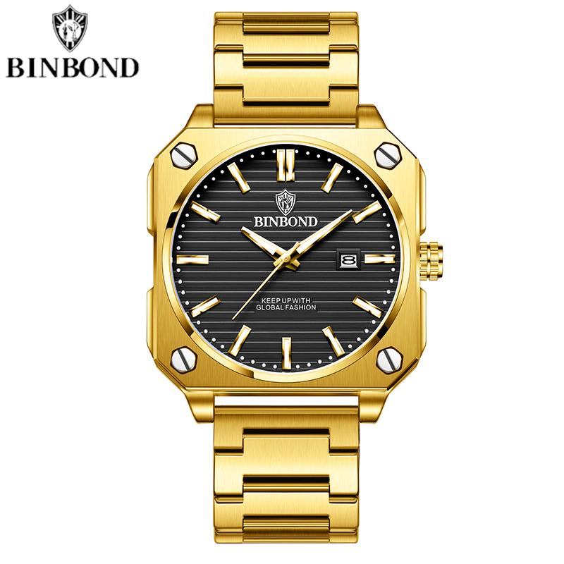Роскошные мужские кварцевые часы с квадратным циферблатом, водонепроницаемые, мужские часы с датой, из нержавеющей стали, деловые мужские часы Relogio Masculino золотой/чёрный
Роскошные мужские кварцевые часы с квадратным циферблатом, водонепроницаемые, мужские часы с датой, из нержавеющей стали, деловые мужские часы Relogio Masculino золотой/чёрный