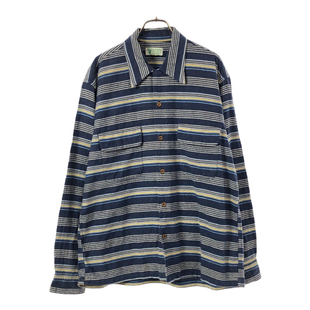 SUGAR CANE Toyo Enterprise border Long sleeve Cotton shirt LARGE Blue Men s Used
SUGAR CANE Toyo Enterprise border Long sleeve Cotton shirt LARGE Blue Men s Used