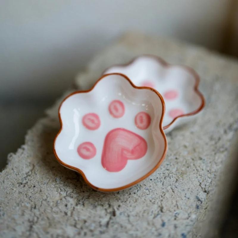 1pc Japanese style cat paw seasoning dish cute cartoon meal dish home dipping sauce mustard soy sauce salad tomato sauce
1pc Japanese style cat paw seasoning dish cute cartoon meal dish home dipping sauce mustard soy sauce salad tomato sauce