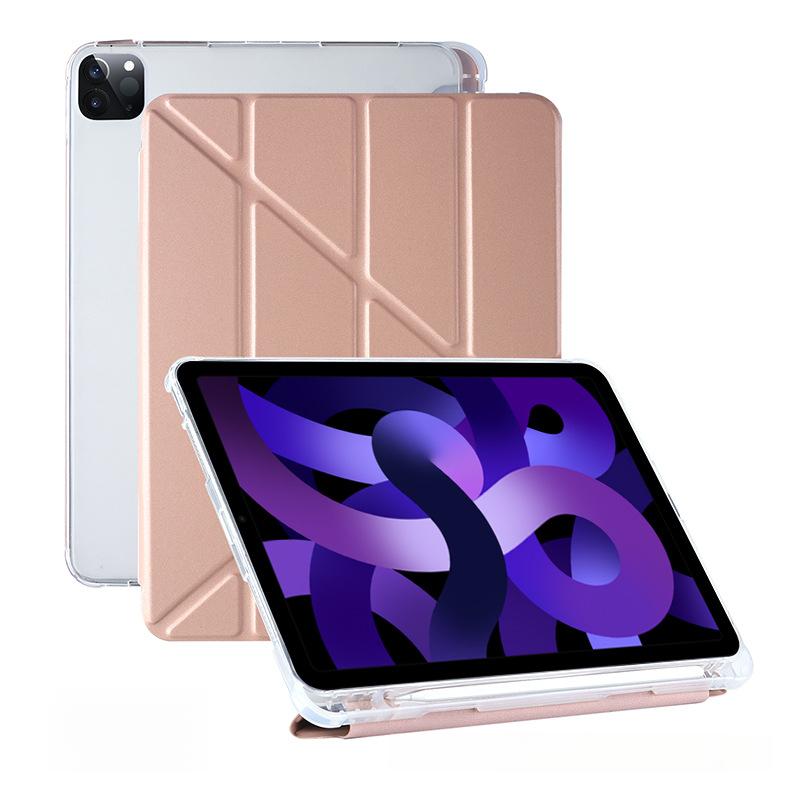 FOR ipad10.9 Transformable Y-fold protective case air5 side pen slot 10.2 TPU bottom pro12.9 leather mini6-7 рожевий колір золота
FOR ipad10.9 Transformable Y-fold protective case air5 side pen slot 10.2 TPU bottom pro12.9 leather mini6-7 рожевий колір золота