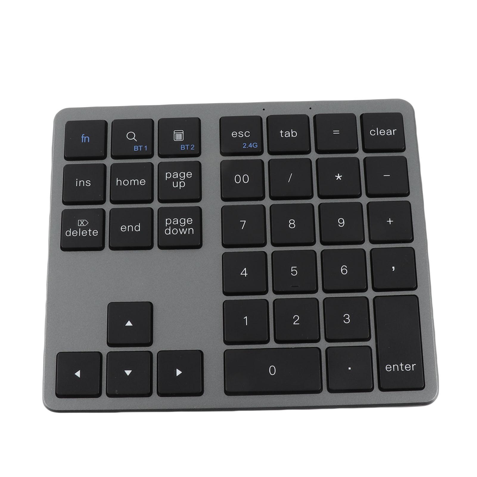 35 Keys Numeric Keyboard with Receiver 2.4G Wireless 5.0 3.0 Number Keypad for OS X Laptop Desktop Smartphone
35 Keys Numeric Keyboard with Receiver 2.4G Wireless 5.0 3.0 Number Keypad for OS X Laptop Desktop Smartphone