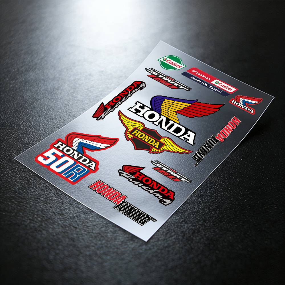 For HONDA Reflective motorcycle stickers, 3M safety warning at night in the dark scooter helmets 20x30cm
For HONDA Reflective motorcycle stickers, 3M safety warning at night in the dark scooter helmets 20x30cm