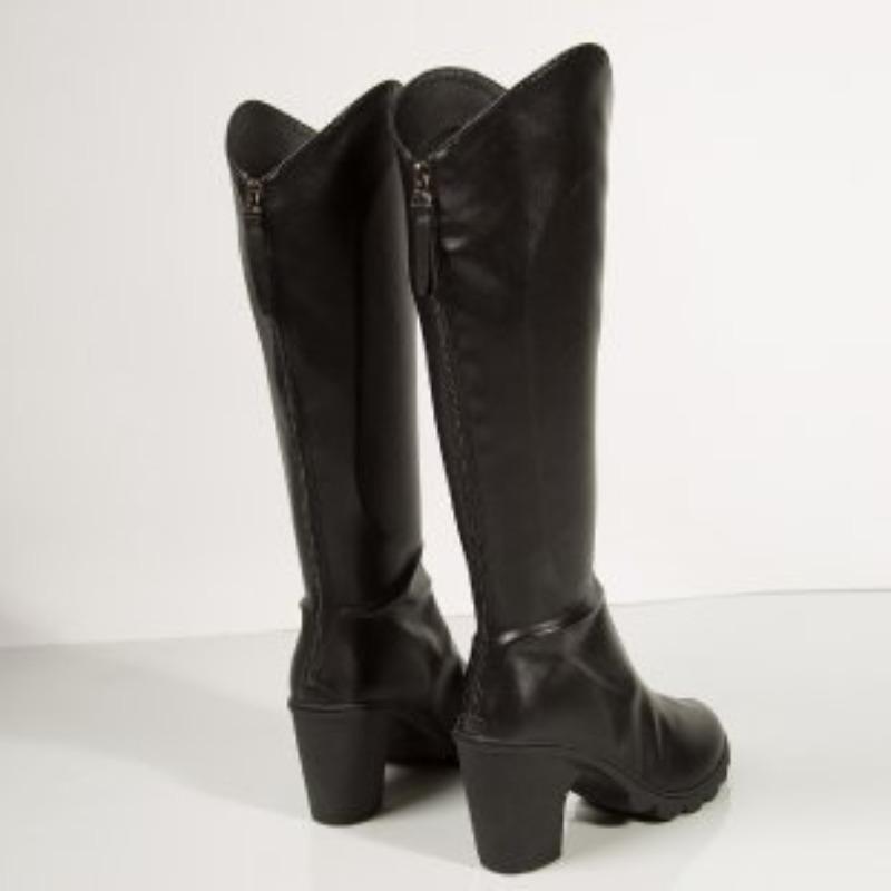 Женские ботфорты на высоком каблуке с V-образным вырезом, на толстом каблуке, удобные и модные, новый осенне-зимний стиль 42 чёрный
Женские ботфорты на высоком каблуке с V-образным вырезом, на толстом каблуке, удобные и модные, новый осенне-зимний стиль 42 чёрный