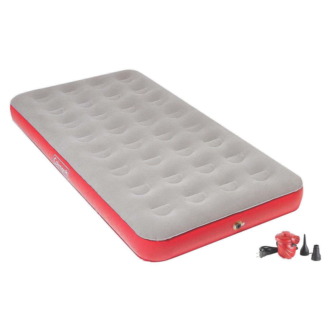 Air Bed for Home Coleman Single Air Air Bed Pump Coleman QuickBed Single High Airbed Twin Camping, Guests, Use, Mattress, (Included) - Gray/Red (Used)
Air Bed for Home Coleman Single Air Air Bed Pump Coleman QuickBed Single High Airbed Twin Camping, Guests, Use, Mattress, (Included) - Gray/Red (Used)