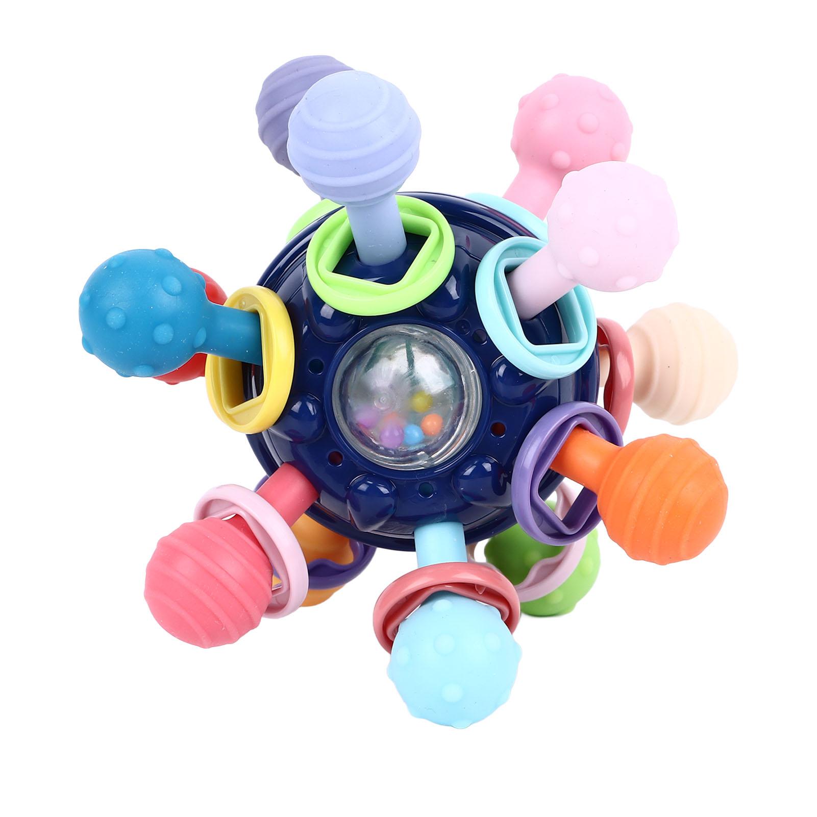 Baby Rattle Teething Ball Soft Rubber Infant Grasping Rattle Teether Ball Toy with Anti Lost Rope
Baby Rattle Teething Ball Soft Rubber Infant Grasping Rattle Teether Ball Toy with Anti Lost Rope