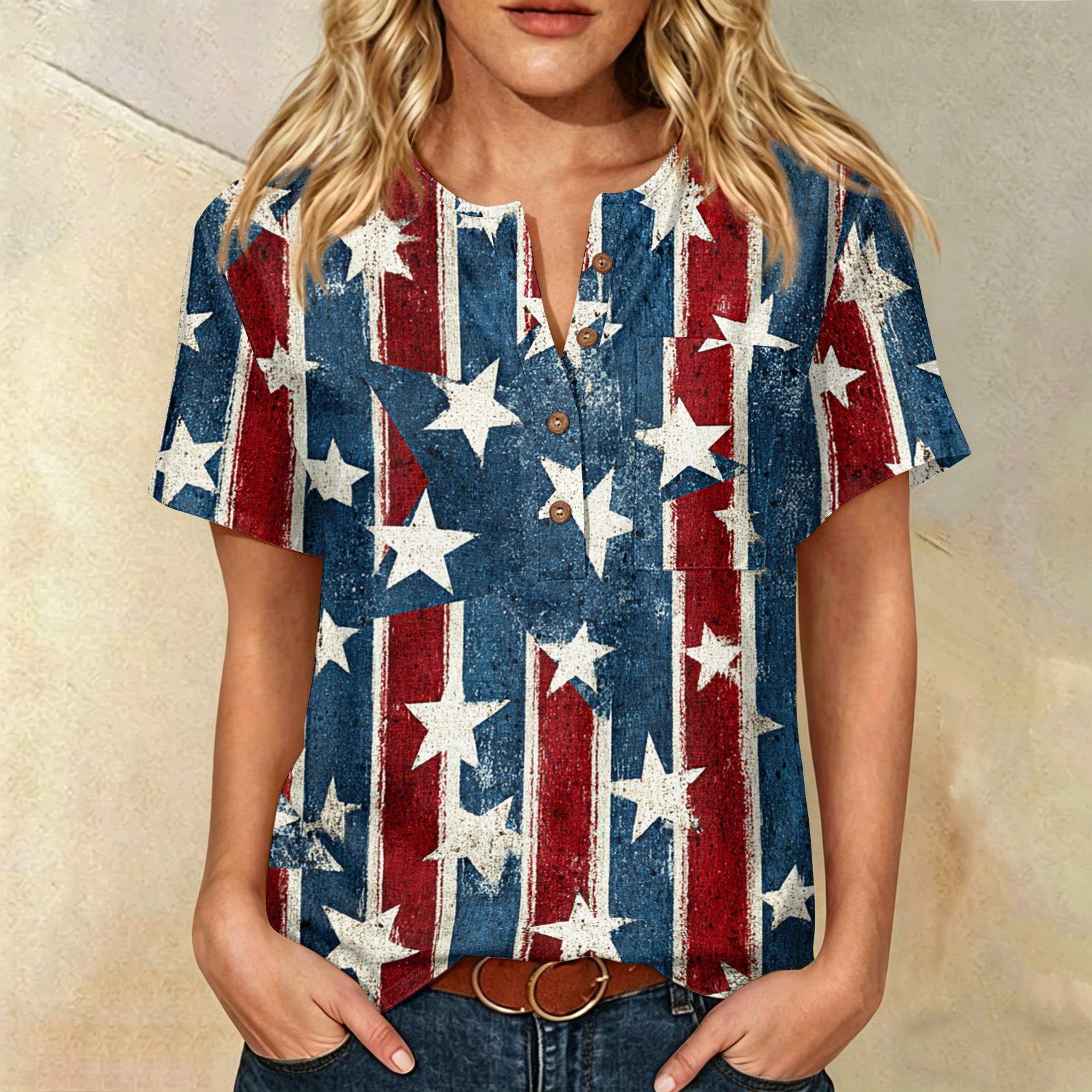 Women Short Sleeve Henley Button Neck Shirt with Chest Pocket Lightweight Cotton Linen Blend Top Suitable for Casual Wear and Outdoor Activities XXXL
Women Short Sleeve Henley Button Neck Shirt with Chest Pocket Lightweight Cotton Linen Blend Top Suitable for Casual Wear and Outdoor Activities XXXL