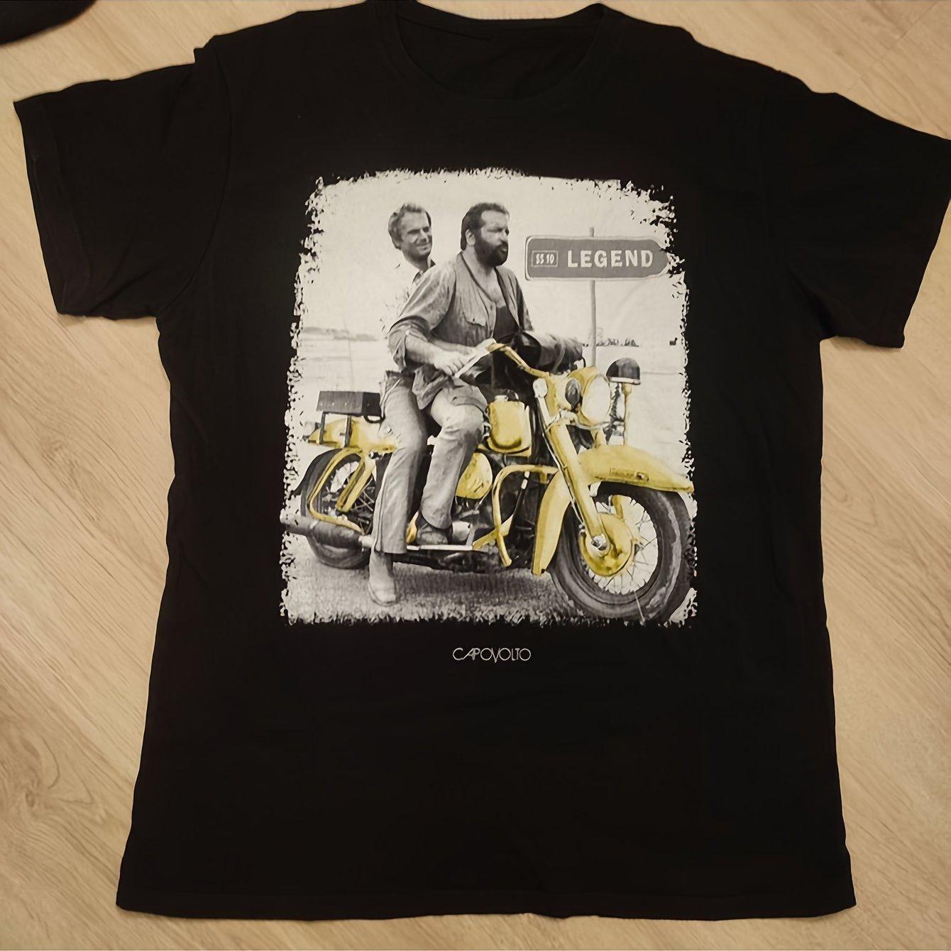 Retro Street Mens Golden Three Escorts Movie Tshirt Summer New Style Unisex Casual Tshirt as the picture14598
Retro Street Mens Golden Three Escorts Movie Tshirt Summer New Style Unisex Casual Tshirt as the picture14598