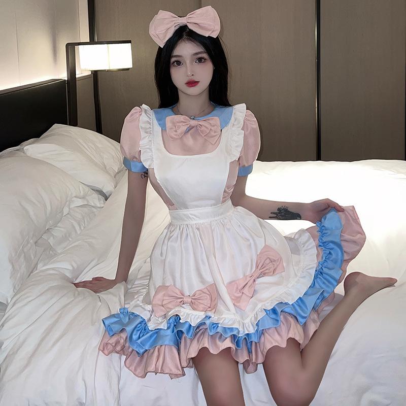 Erotic lingerie Japanese maid lolita soft girl skirt COS anime cream sweetheart cafe s【 35-50kg 】 розовый
Erotic lingerie Japanese maid lolita soft girl skirt COS anime cream sweetheart cafe s【 35-50kg 】 розовый