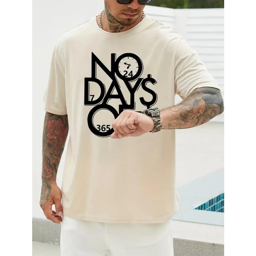 Яркая футболка с надписью NO DAYS OFF - круглый вырез, слегка эластичный полиэстер, узорчатый принт с буквами алфавита, классический крой, летняя повседневная одежда для взрослых мужчин S чёрный
Яркая футболка с надписью NO DAYS OFF - круглый вырез, слегка эластичный полиэстер, узорчатый принт с буквами алфавита, классический крой, летняя повседневная одежда для взрослых мужчин S чёрный