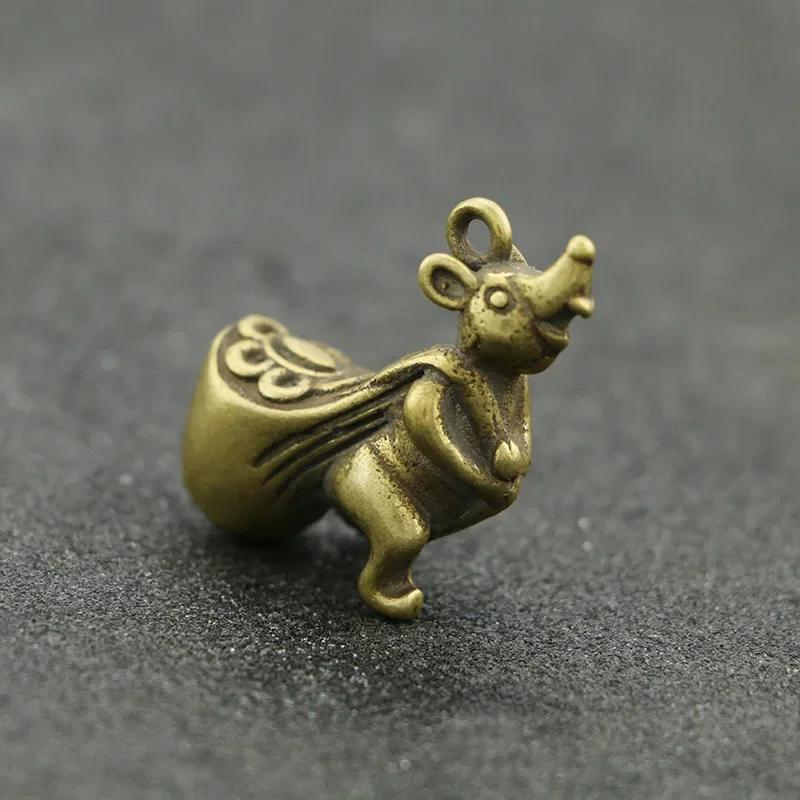 Fashion Small Crafts Vintage Mini Rat Mouse Statue Figurine Brass Charm Craft Creactive Tiny Rat Home Desk Decoration Accessory
Fashion Small Crafts Vintage Mini Rat Mouse Statue Figurine Brass Charm Craft Creactive Tiny Rat Home Desk Decoration Accessory