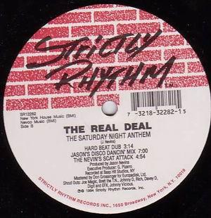 12inch Record REAL DEAL - The Saturday Night Anthem SR12282 Strictly Rhythm 1994 US Dance & Electronica Used
12inch Record REAL DEAL - The Saturday Night Anthem SR12282 Strictly Rhythm 1994 US Dance & Electronica Used