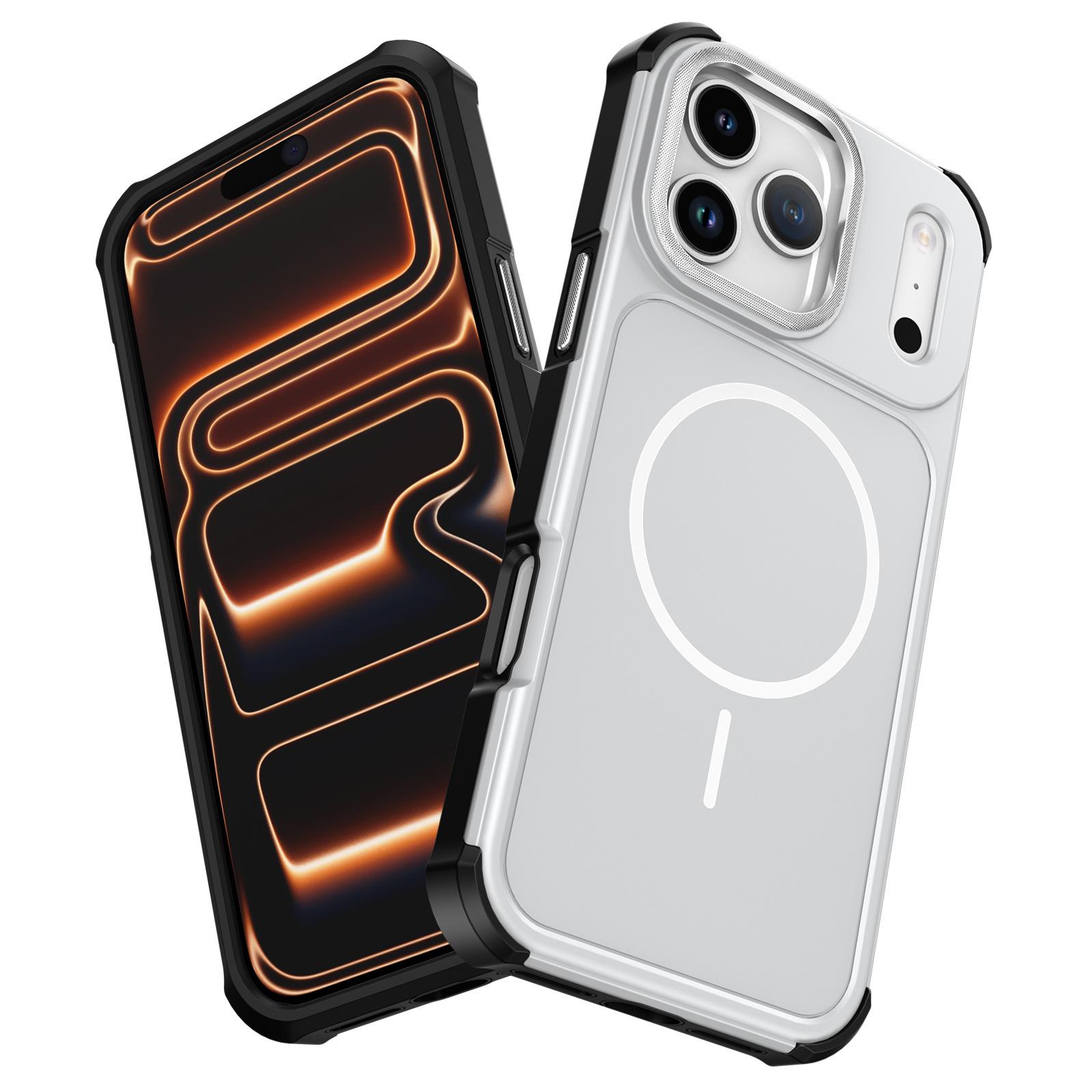 Solid Color Magnetic Protective Case for iPhone 17 Pro Max iPhone 15 Pro срібний
Solid Color Magnetic Protective Case for iPhone 17 Pro Max iPhone 15 Pro срібний