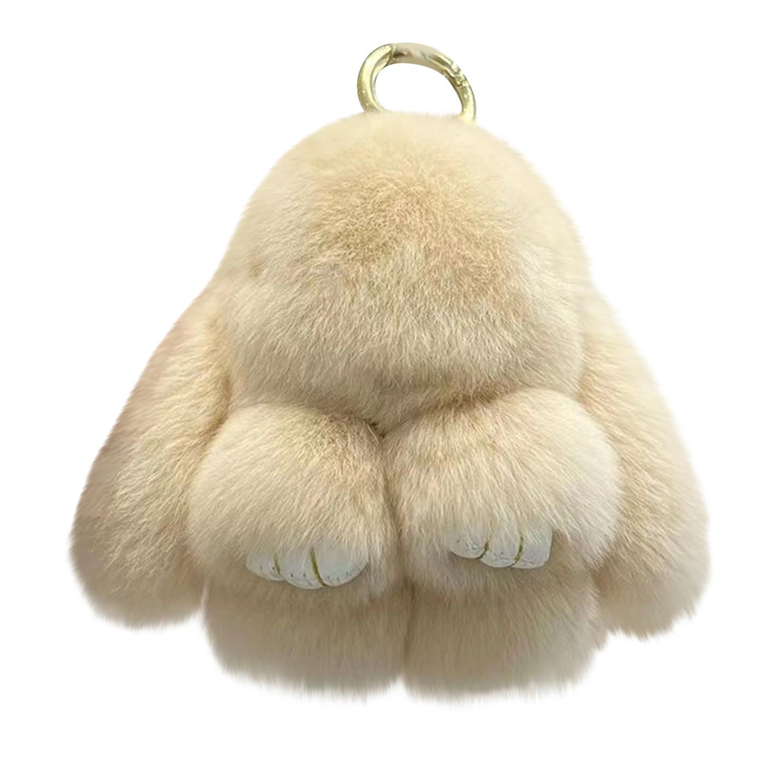Plush Bunny Keychain Soft Fluffy Rabbit Fur Charm Bag Pendant Accessory with Loop for Hanging Decoration or Gift One Size
Plush Bunny Keychain Soft Fluffy Rabbit Fur Charm Bag Pendant Accessory with Loop for Hanging Decoration or Gift One Size