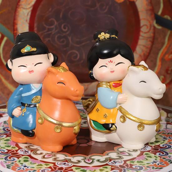 Yousheng Chinese Style Horse Riding Ornament Cartoon Men Women Resin Figurine Statue Sculpture Home Office Desktop Decoration Souvenir Gift білий
Yousheng Chinese Style Horse Riding Ornament Cartoon Men Women Resin Figurine Statue Sculpture Home Office Desktop Decoration Souvenir Gift білий