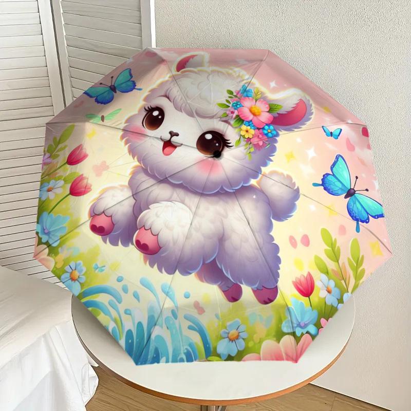 1pc Cute Alpaca with Flowers and Butterflies Umbrella with Plastic Handle,Suitable for All Seasons Home Travel Outdoor UmbrellaDD523
1pc Cute Alpaca with Flowers and Butterflies Umbrella with Plastic Handle,Suitable for All Seasons Home Travel Outdoor UmbrellaDD523