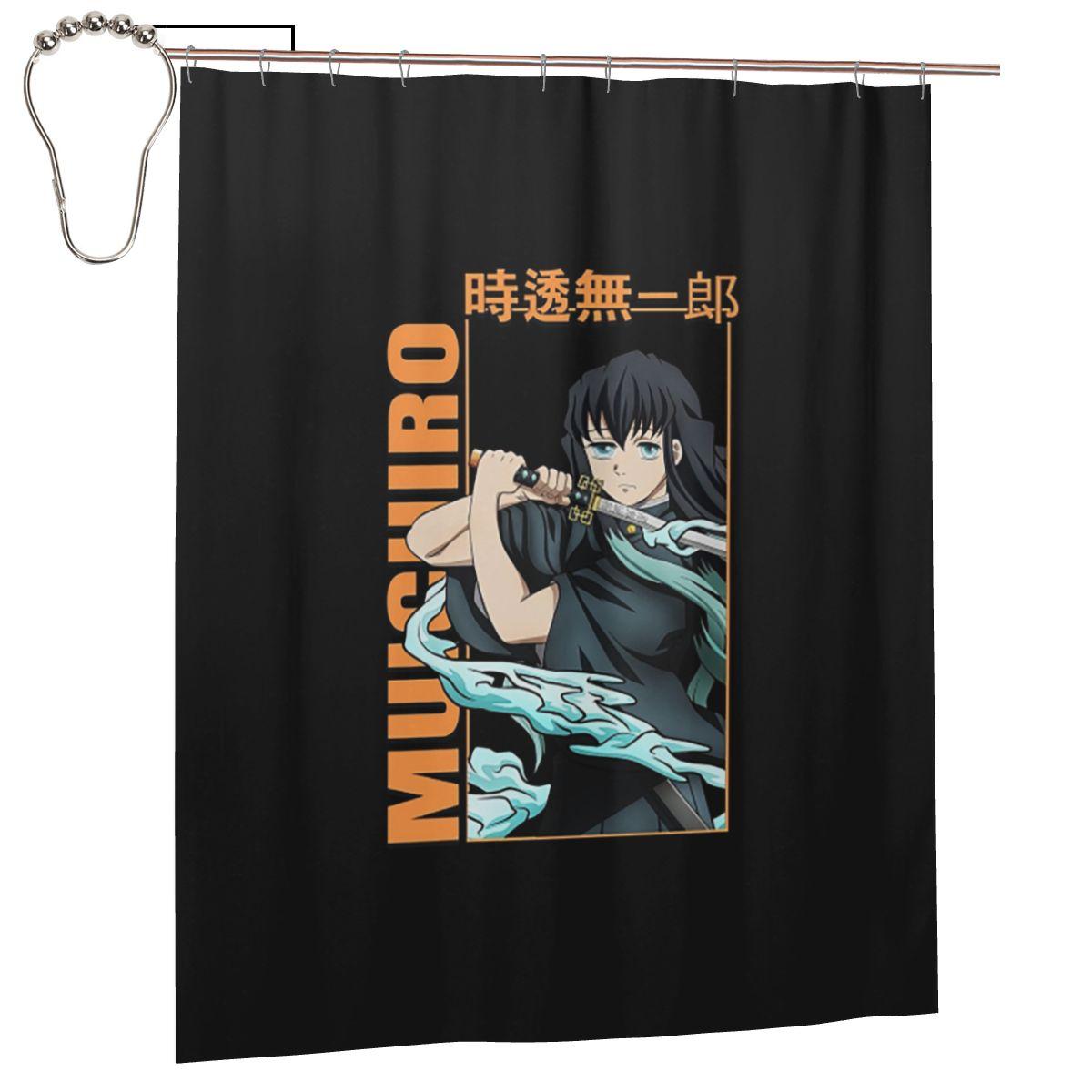 Muichiro-Tokito-Kimetsu-No-Yaiba Shower Curtain Bathroom Polyester Waterproof Bath Curtains With Hooks W60H190(CM)-1 Pcs
Muichiro-Tokito-Kimetsu-No-Yaiba Shower Curtain Bathroom Polyester Waterproof Bath Curtains With Hooks W60H190(CM)-1 Pcs
