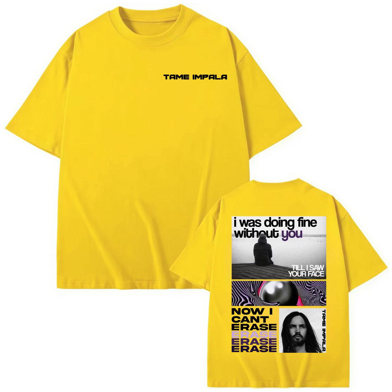 Rock Band Tame Impala Double Sided Print T-shirt Vintage Fashion Short Sleeve T-shirts Men Women Summer Oversized T Shirt 2XL
Rock Band Tame Impala Double Sided Print T-shirt Vintage Fashion Short Sleeve T-shirts Men Women Summer Oversized T Shirt 2XL