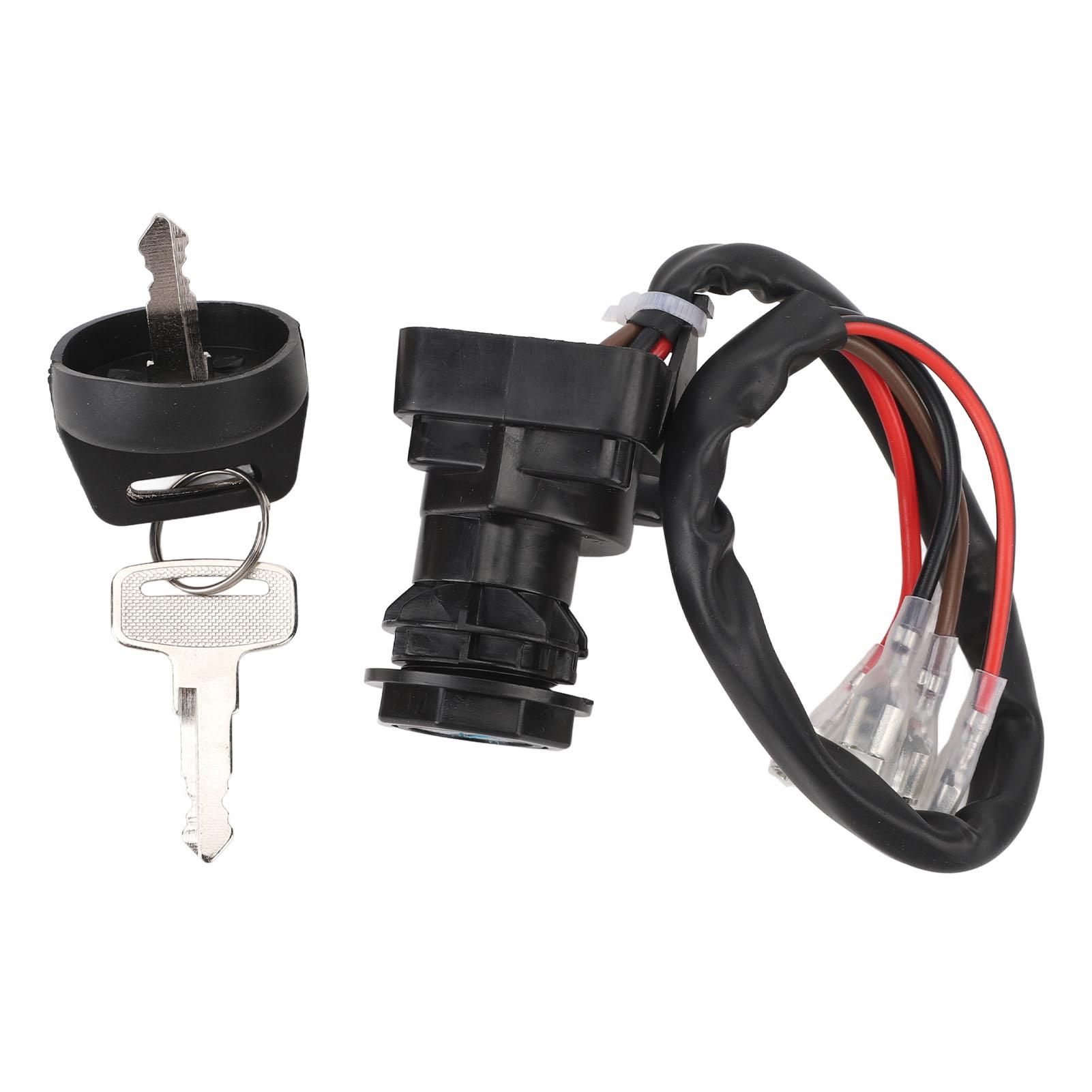 ATV Ignition Key Switch Stable Ignition Performance 4 Wire Ignition Starter Switch Replacement for
ATV Ignition Key Switch Stable Ignition Performance 4 Wire Ignition Starter Switch Replacement for