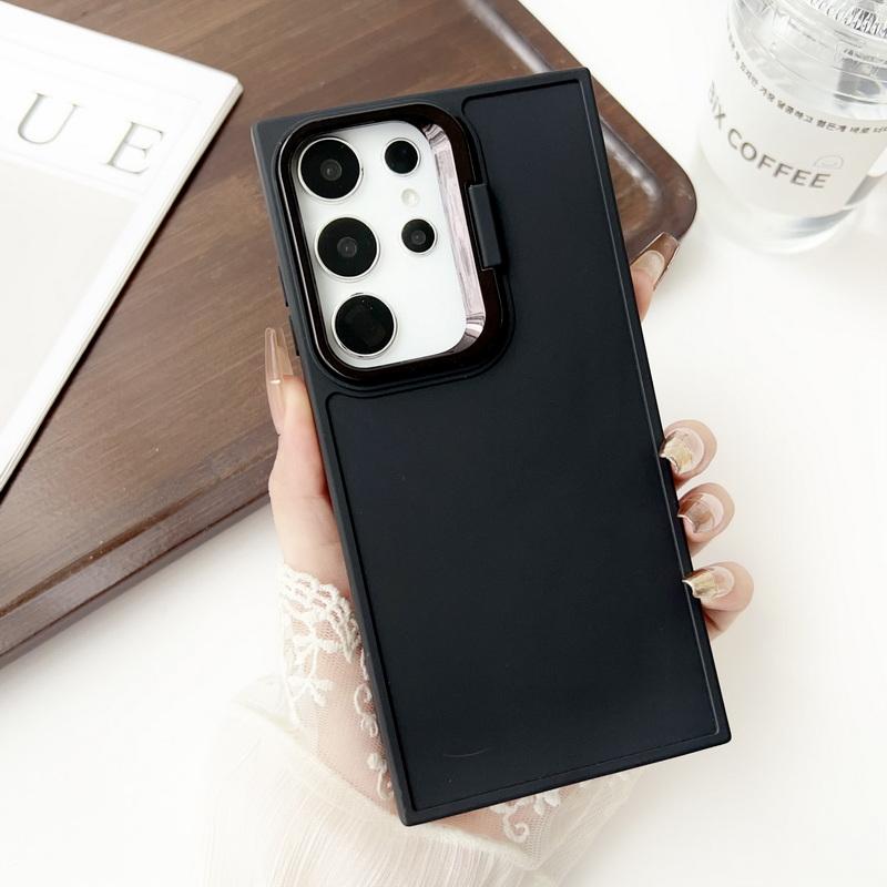 Роскошный чехол для телефона с подставкой для камеры Samsung S24 Ultra S23 Plus A73 A72 A55 A53 A52 A35 A34 A33 A15 A14, однотонный противоударный тонкий чехол Samsung S24 чёрный
Роскошный чехол для телефона с подставкой для камеры Samsung S24 Ultra S23 Plus A73 A72 A55 A53 A52 A35 A34 A33 A15 A14, однотонный противоударный тонкий чехол Samsung S24 чёрный